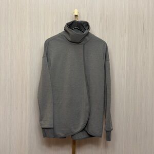 Nike Dri-FIT Pullover Sweater Heather Grey | Women's Large